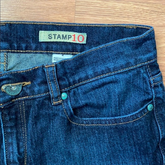 Stamp10 dark wash boot leg jeans, 4 - Picture 2 of 8